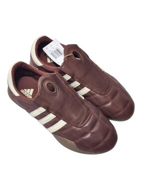 Adidas Taekwondo Mei Brown Slip On Sneakers Womens Sz 7
